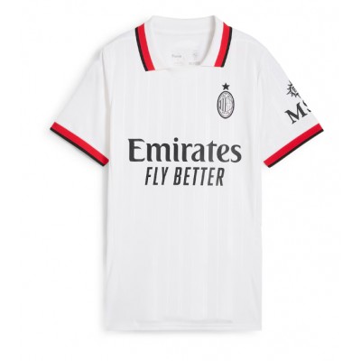 AC Milan Strahinja Pavlovic #31 Udebanetrøje Dame 2024-25 Kortærmet AC Milan Strahinja Pavlovic #31 Udebanetrøje Dame 2024-25 Kortærmet